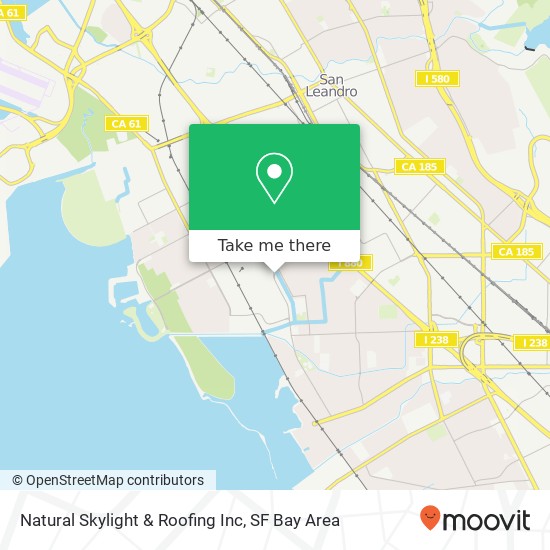 Mapa de Natural Skylight & Roofing Inc