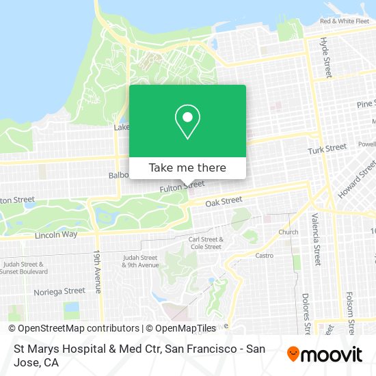 Mapa de St Marys Hospital & Med Ctr