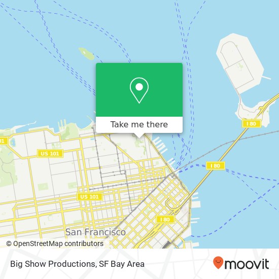 Big Show Productions map