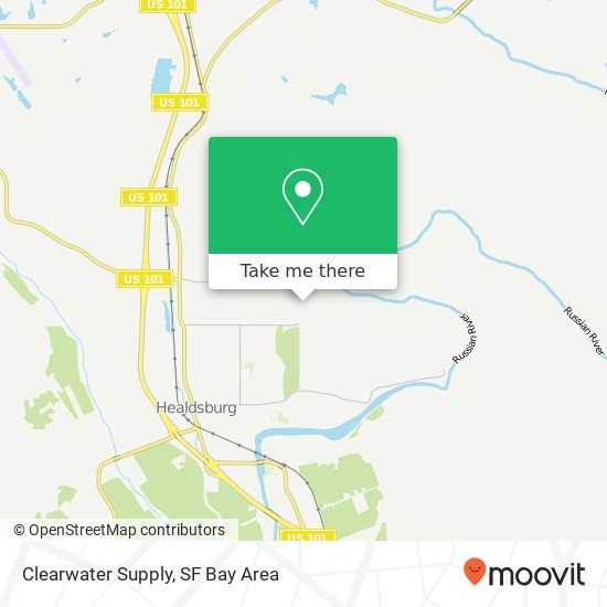 Clearwater Supply map