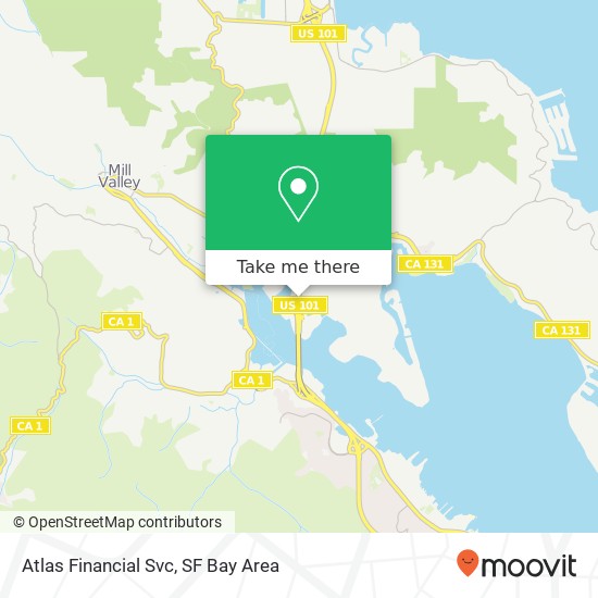 Atlas Financial Svc map