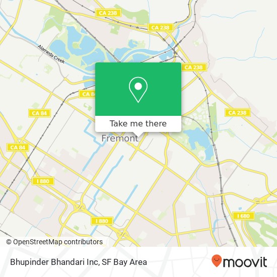 Bhupinder Bhandari Inc map