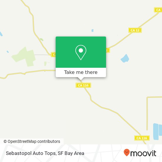 Sebastopol Auto Tops map