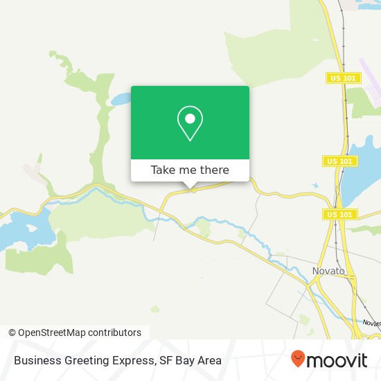 Mapa de Business Greeting Express