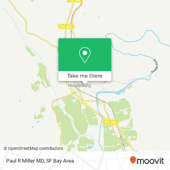 Paul R Miller MD map