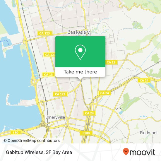 Gabitup Wireless map