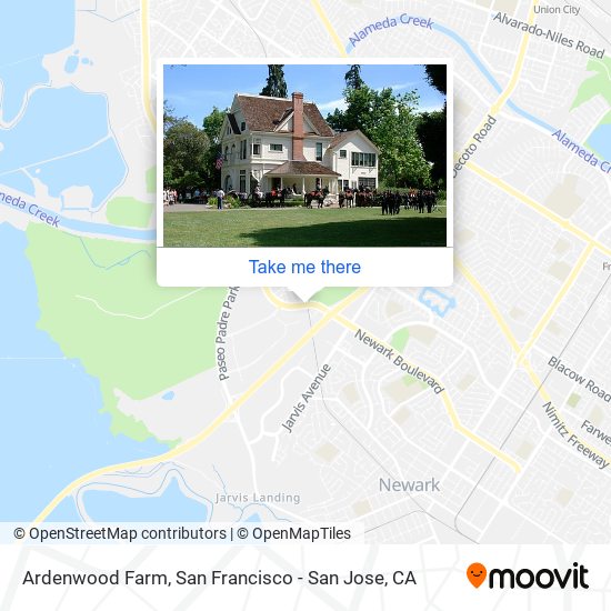 Mapa de Ardenwood Farm