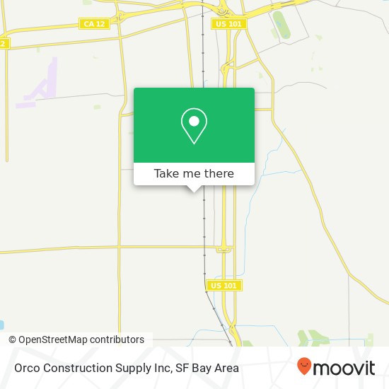 Mapa de Orco Construction Supply Inc