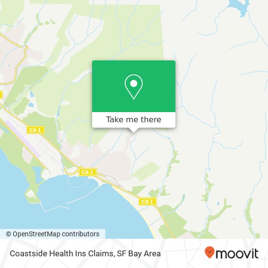 Coastside Health Ins Claims map