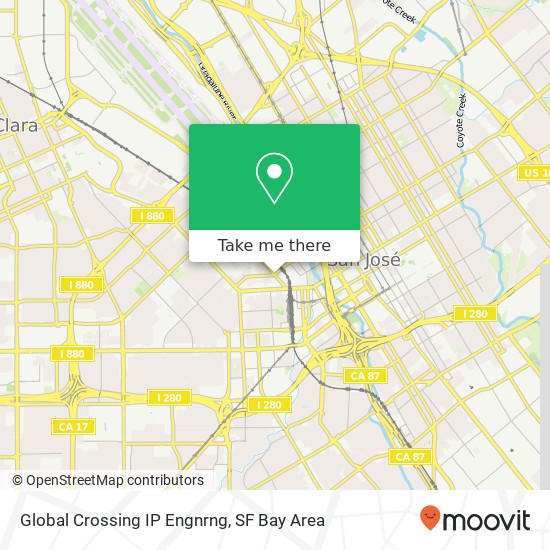 Global Crossing IP Engnrng map