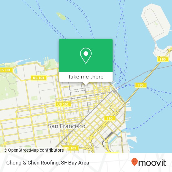 Chong & Chen Roofing map