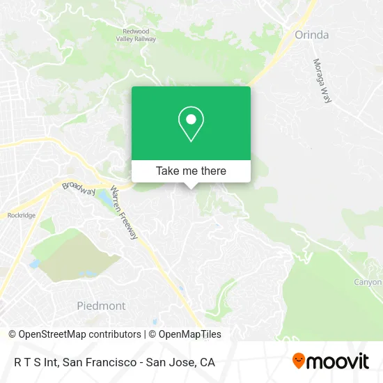 Mapa de R T S Int