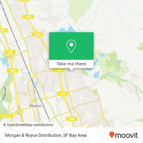 Mapa de Morgan & Royce Distribution