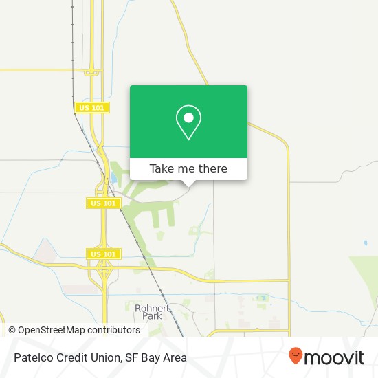 Patelco Credit Union map