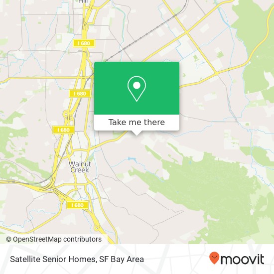 Satellite Senior Homes map