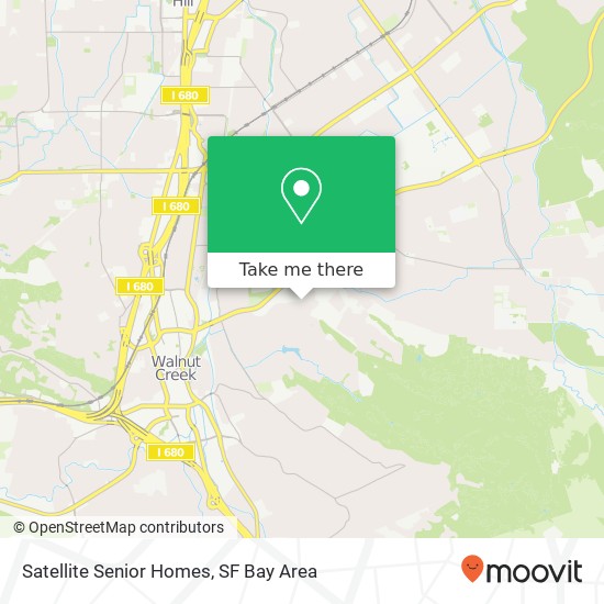 Mapa de Satellite Senior Homes