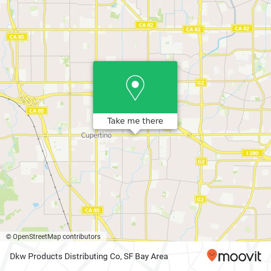 Dkw Products Distributing Co map