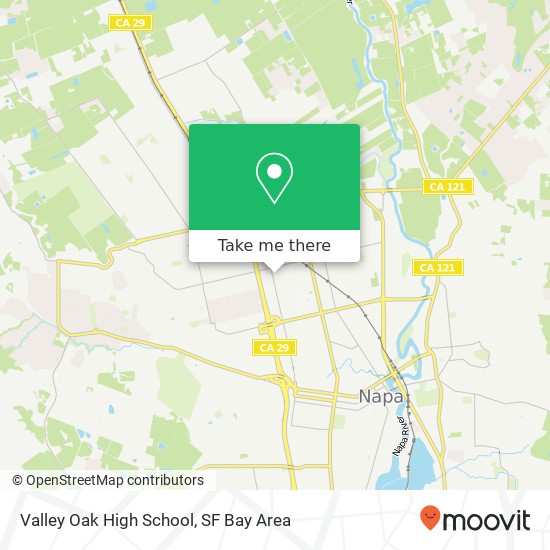 Mapa de Valley Oak High School