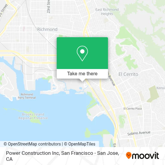 Power Construction Inc map