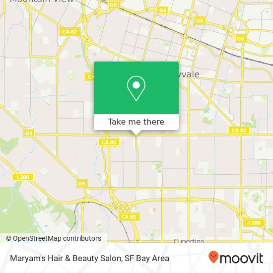 Maryam's Hair & Beauty Salon map