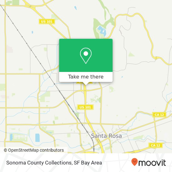 Sonoma County Collections map