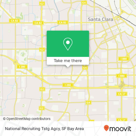 Mapa de National Recruiting Tstg Agcy