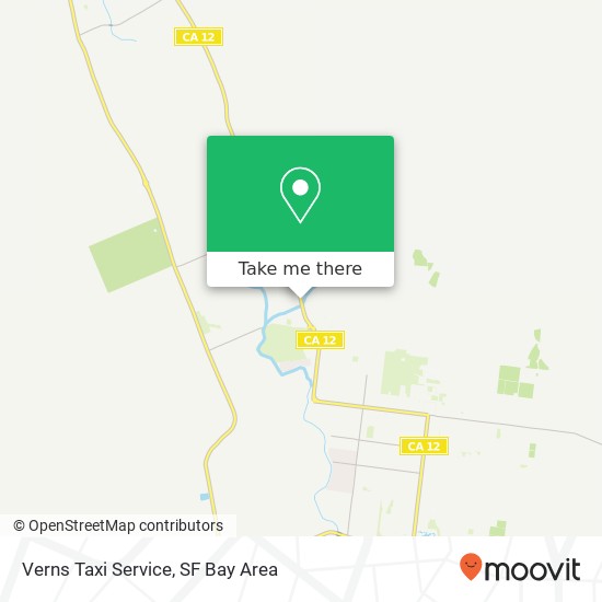 Verns Taxi Service map