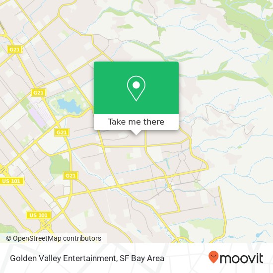 Mapa de Golden Valley Entertainment