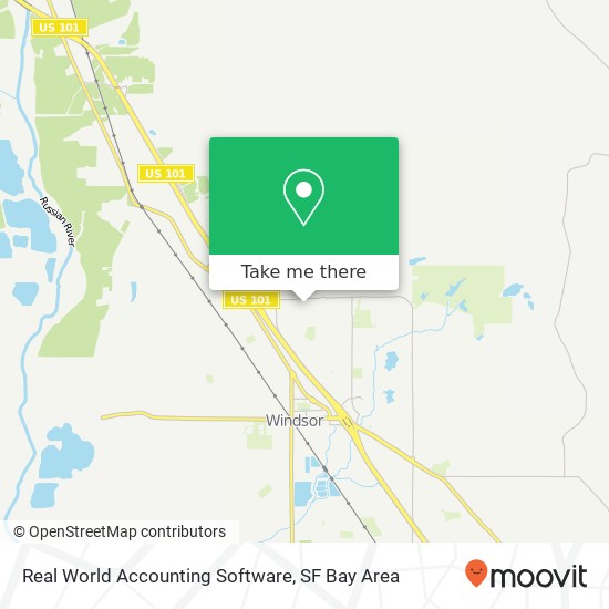 Real World Accounting Software map