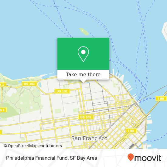 Mapa de Philadelphia Financial Fund