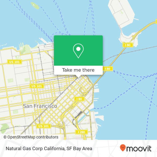 Mapa de Natural Gas Corp California