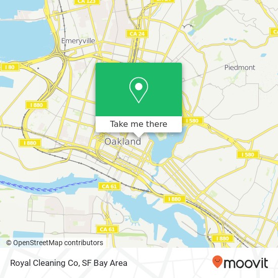 Mapa de Royal Cleaning Co