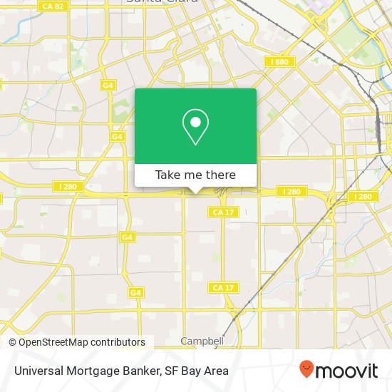 Universal Mortgage Banker map