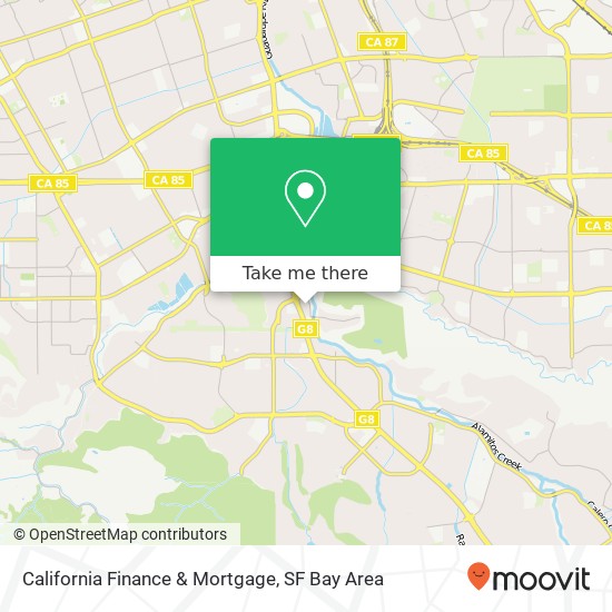 California Finance & Mortgage map