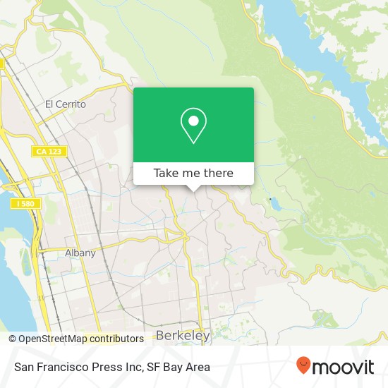 San Francisco Press Inc map
