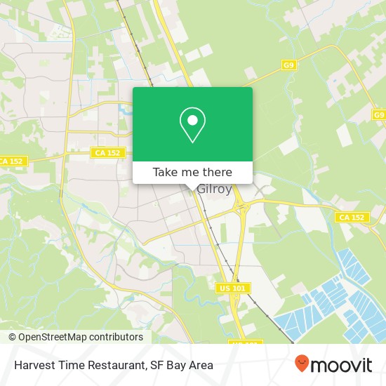 Mapa de Harvest Time Restaurant