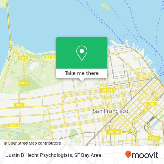 Justin B Hecht Psychologists map