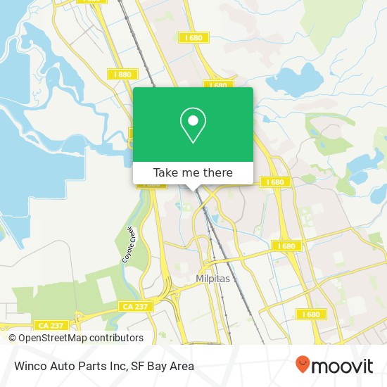 Mapa de Winco Auto Parts Inc