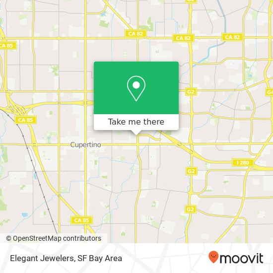 Elegant Jewelers map