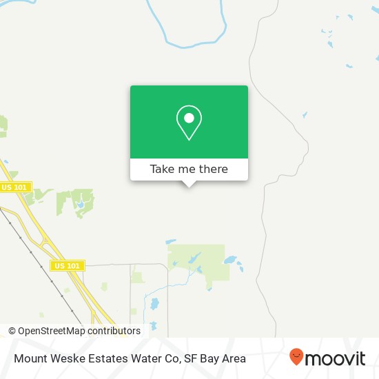 Mapa de Mount Weske Estates Water Co