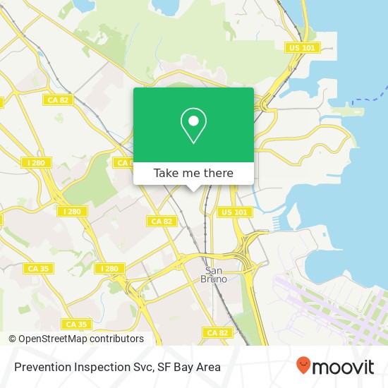Prevention Inspection Svc map