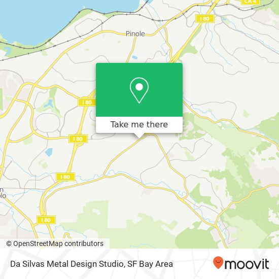Mapa de Da Silvas Metal Design Studio