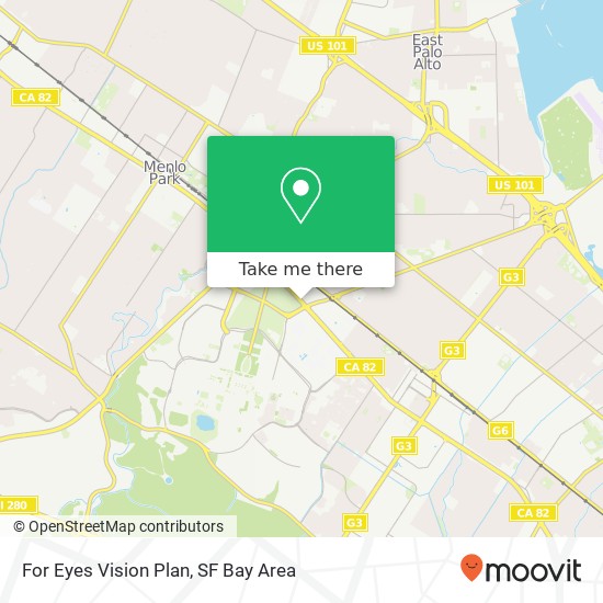 For Eyes Vision Plan map