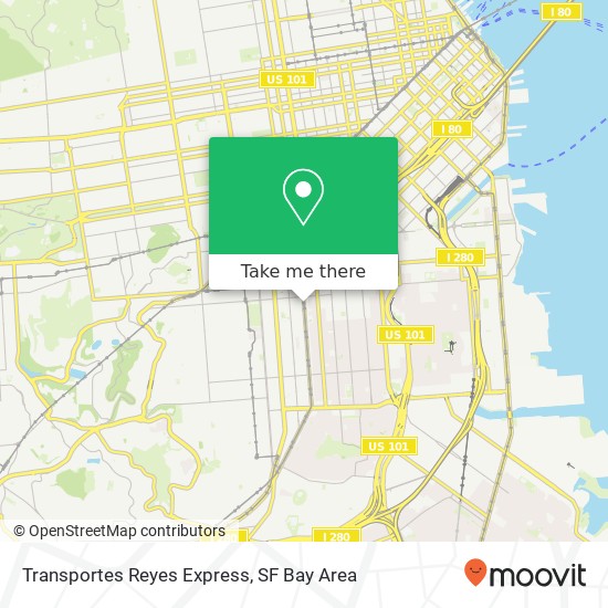 Transportes Reyes Express map