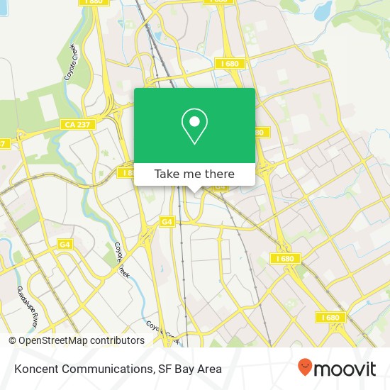 Koncent Communications map