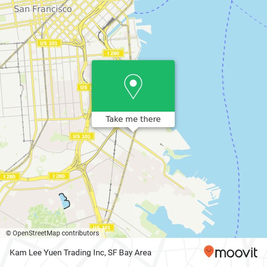 Kam Lee Yuen Trading Inc map