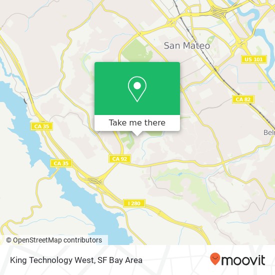 Mapa de King Technology West