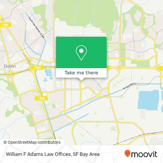 William F Adams Law Offices map