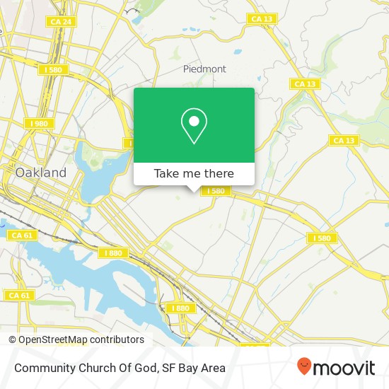 Community Church Of God map