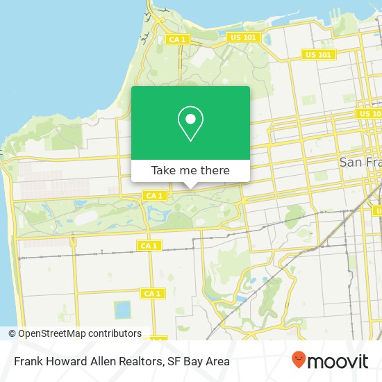 Frank Howard Allen Realtors map